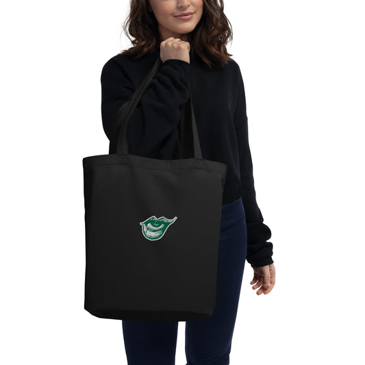 Stofftasche aus 100% Baumwolle (Bio) – Pey Green, gestickt