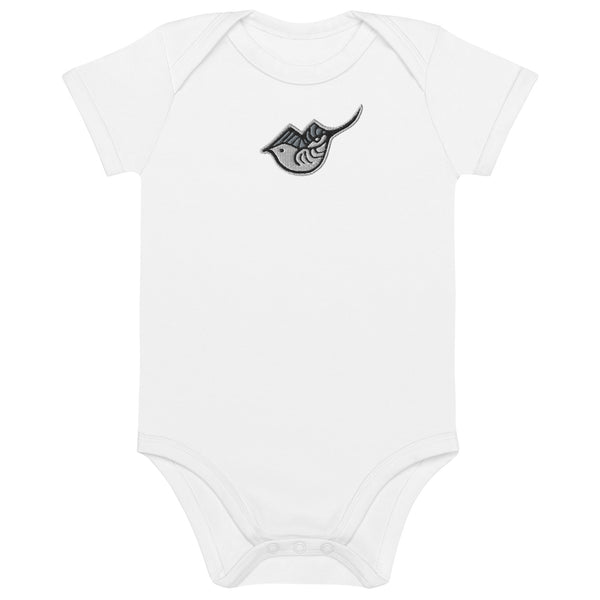 Babybody aus 100% Baumwolle (Bio) – Pey Baby SW, gestickt