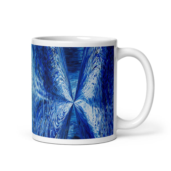 Weiße, glänzende Tasse - Spirit 11oz